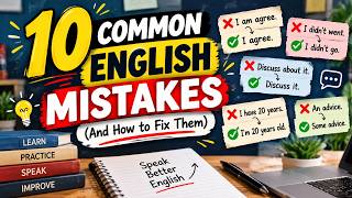 5 Common English Mistakes Non-Native Speakers Make (And How to Fix Them)#learnenglish #spokenenglish