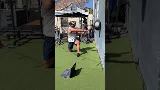 Lateral Kneeling MB Shot Put