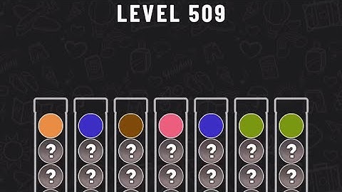 Ball Sort Puzzle Level 509 #ballsortpuzzle #ballsortpuzzlegameplay #puzzlegame #mobilegames