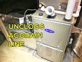 How to Unclog AC Drain Line  (Easy Way)