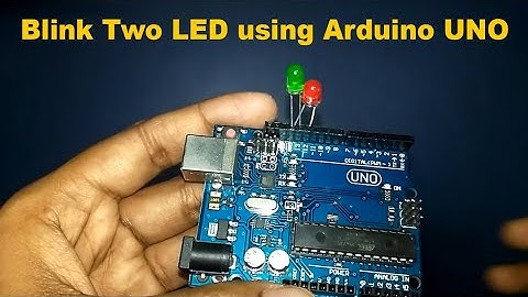 Blink Two LED using Arduino UNO || Arduino Programming