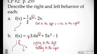 CA   Ch 3 Section 2 Higher Degree Poly
