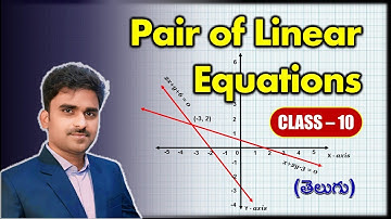 Pair of Linear equations graph class 10 in telugu || 10th class graph || chapter 3 || Mathstech