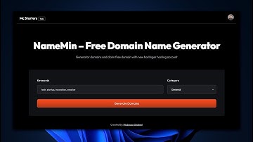 NameMin – Free Domain Name Generator