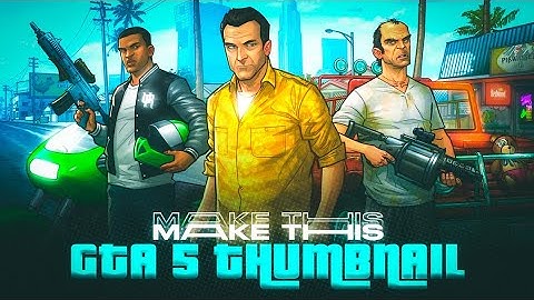 🔥 Create This Gta 5 Streaming Thumbnail On Android How To Make Gta 5 Thumbnail On Android - JattGfx