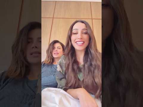 النجمة دينا الشربيني و النجمة صبا مبارك عارف شارع الحلوين