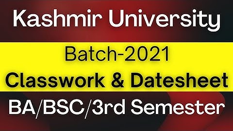 BG 3rd Semester (Kashmir University) Batch-2021/Classwork & Datesheet/#kashmiruniversity
