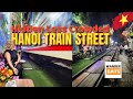 Walk  alternative hanoi train street  less crowded with great cafes