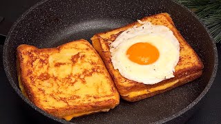 Herkes Bana Bu Yumurtalı Sandviçleri Soruyor 5 Dakikada Fransız Kahvaltısı