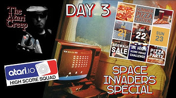 Space Invaders Atari VCS/2600, Atari IO Pizza Fest High Score Challenge