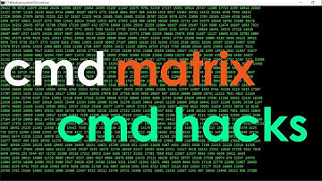 5 Cool cmd Tricks and Hacks | cmd Matrix Tutorial | Tulsi Networks