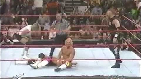 New Age Outlaws vs. Al Snow & Hardcore Holly