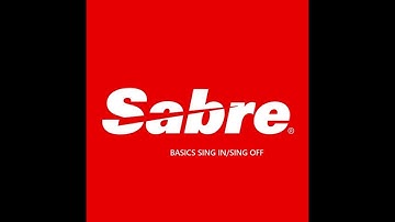 #Sabre Basics- Lesson 1 Sing in/ Sing off #GDSTraining #TravelAgent
