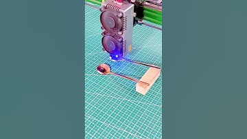 Engrave on Spoons with NEJE Max 4 E80 | 800/70%,2passes,350line interval #diy #laser #neje