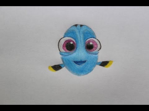 Speed Drawing Baby Dori Von Finding Dory Youtube