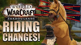 BIG Changes Coming to Riding/Flying in Shadowlands