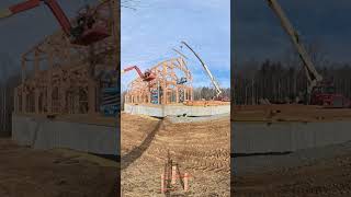 EPIC Timber frame Timelapse!