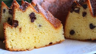 So Easy Soft Fluffy and Delicious Chocolate Chip Bundt Cake