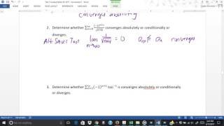 Section 9 5 Absolute and Conditional Convergence Example 2
