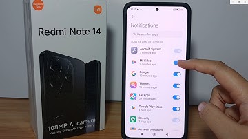 How To Turn Off Notification on Redmi Note 14