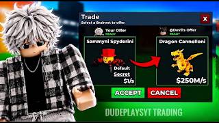 Trading  From  Secret Brainrot To A Dragon! Day 1   in Steal a Brainrot  #roblox  #stealabrainrot