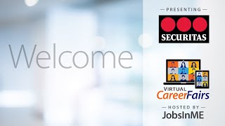 Securitas at the Virtual ME Career Fair, hosted by JobsInME