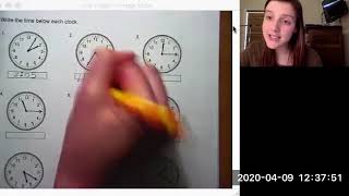 day 10 packet 2 math and reading video 1