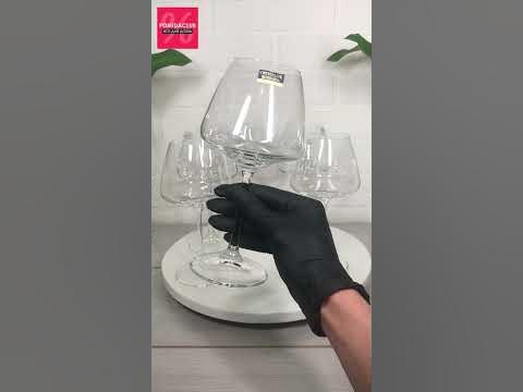 Бокалы для вина с плоским дном Богемия Корвус, 350мл - YouTube