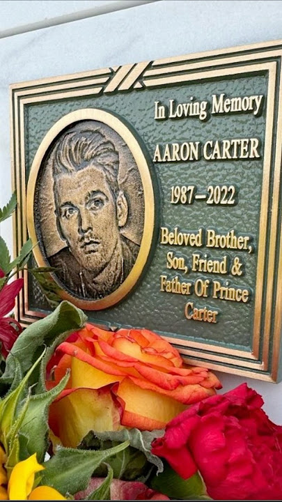 Grave of Singer and Actor Aaron Carter