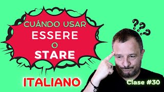 🚨Diferencia entre ESSERE y STARE en ITALIANO