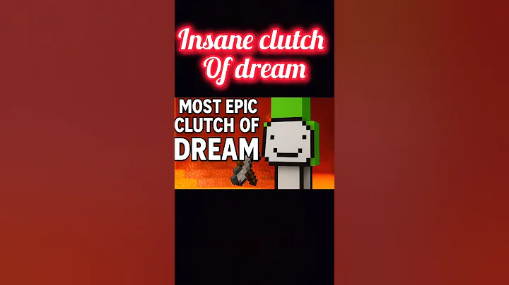 insane clutch of DREAM #minecraft #shorts