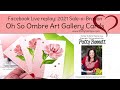 Oh So Ombre & Art Gallery Note Cards Stampin Up 2021