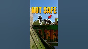 No one is Safe on the Roof 😳😈 #qaixx #rust #shorts