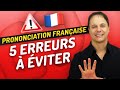 Prononciation française : 5 erreurs à éviter 🤐 🇫🇷