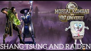 SpongeBob Replays MK vs. DCU - Part 3 (Shang Tsung and Raiden)