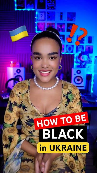 HOW TO BE BLACK IN UKRAINE❓ 👩🏾‍🦱 #treisi