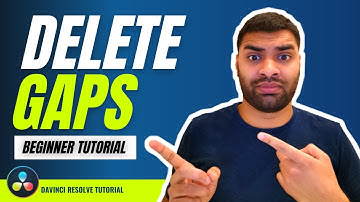 Delete GAPS On The Timeline FAST - Davinci Resolve Tutorial