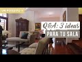 UN POQUITO+: TIPS 3 IDEAS PARA TU SALA