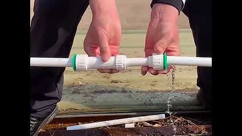 Rescue Broken Water Pipes with a Stretch Connector Quick Connection