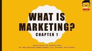 Lesson 1:  What is Marketing?