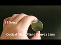 BK7,Fused Silica,CaF2,Ge, Si IR Optical Glass Plano Convex Lens