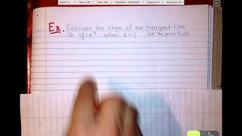 section 2.1 Part 1: The tangent and velocity problem (old version)