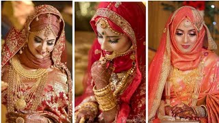 Beautiful hijab brides || Muslim wedding bridal images 2021|| hijab bridal makeup images screenshot 2
