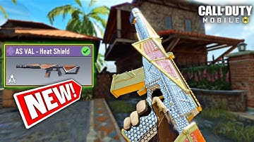 *NEW* As Val Heat Shield Gunsmith with Fast ADS & No RECOIL! | Season 4 CODM