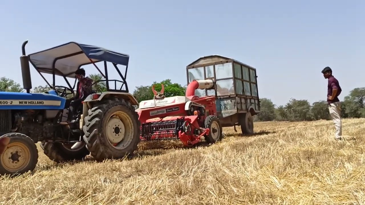 New Holland 3600-2 with bhusa machine landforce company review