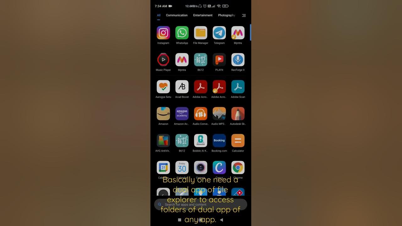 How to access /storage/emulated/999 How to open folders of dual app