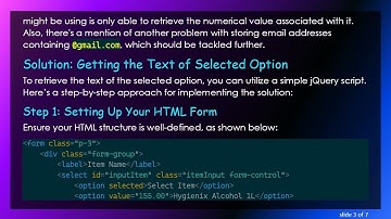 How to Get the Text of Selected Option Instead of Value in Your HTML Form