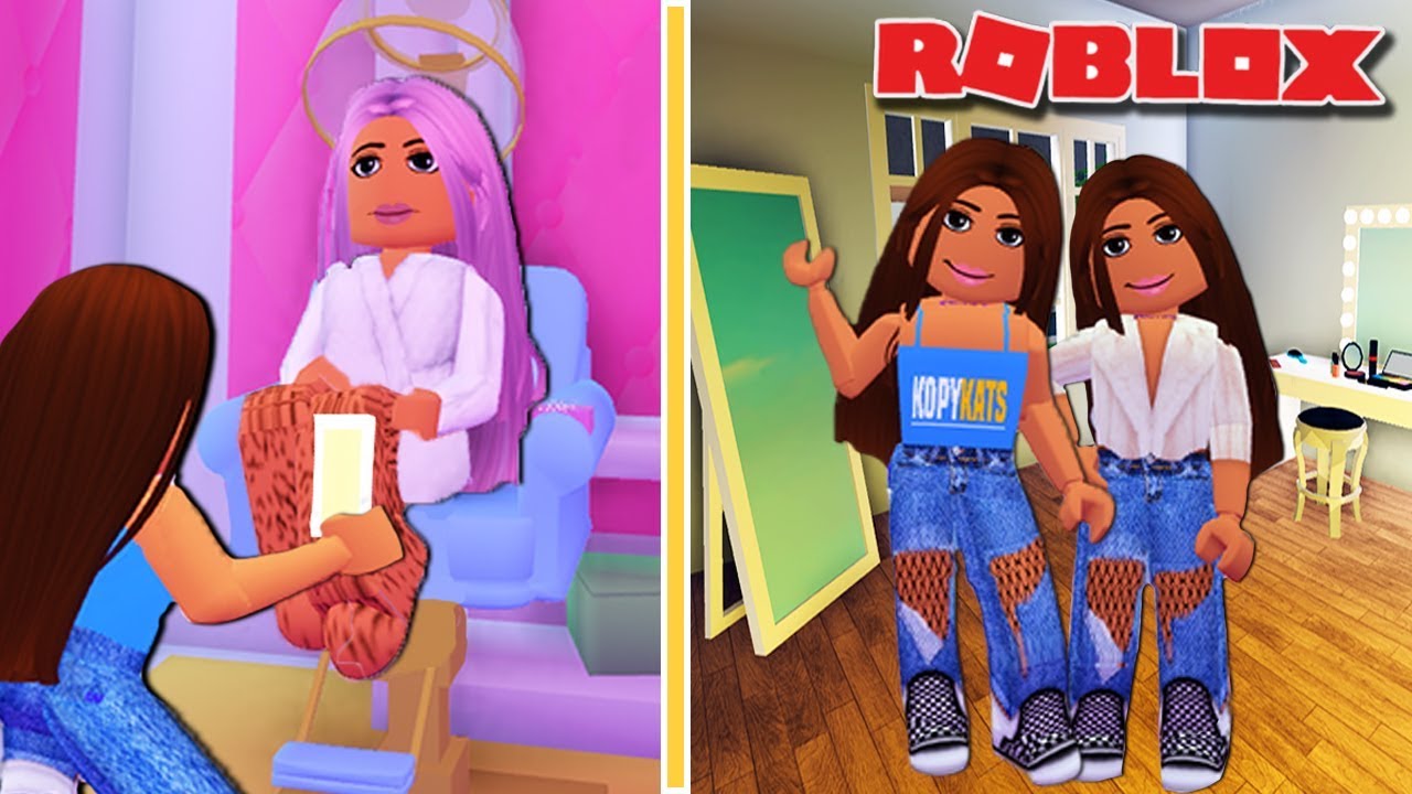 Turning My Sister Into Me For A Day Bloxburg Roblox Roleplay Youtube - character amberry roblox