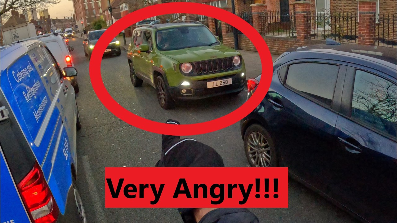 Very Angry And Impatient Jeep Driver JIL260