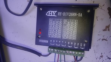 Control a stepper motor NEMA 23 WT57STH115-42P4A WANTAI  with ARDUINO MEGA using HY-DIV268N-5A